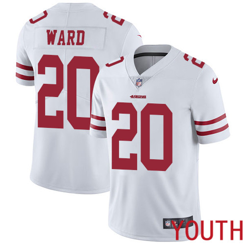 San Francisco 49ers Limited White Youth Jimmie Ward Road NFL Jersey #20 Vapor Untouchable